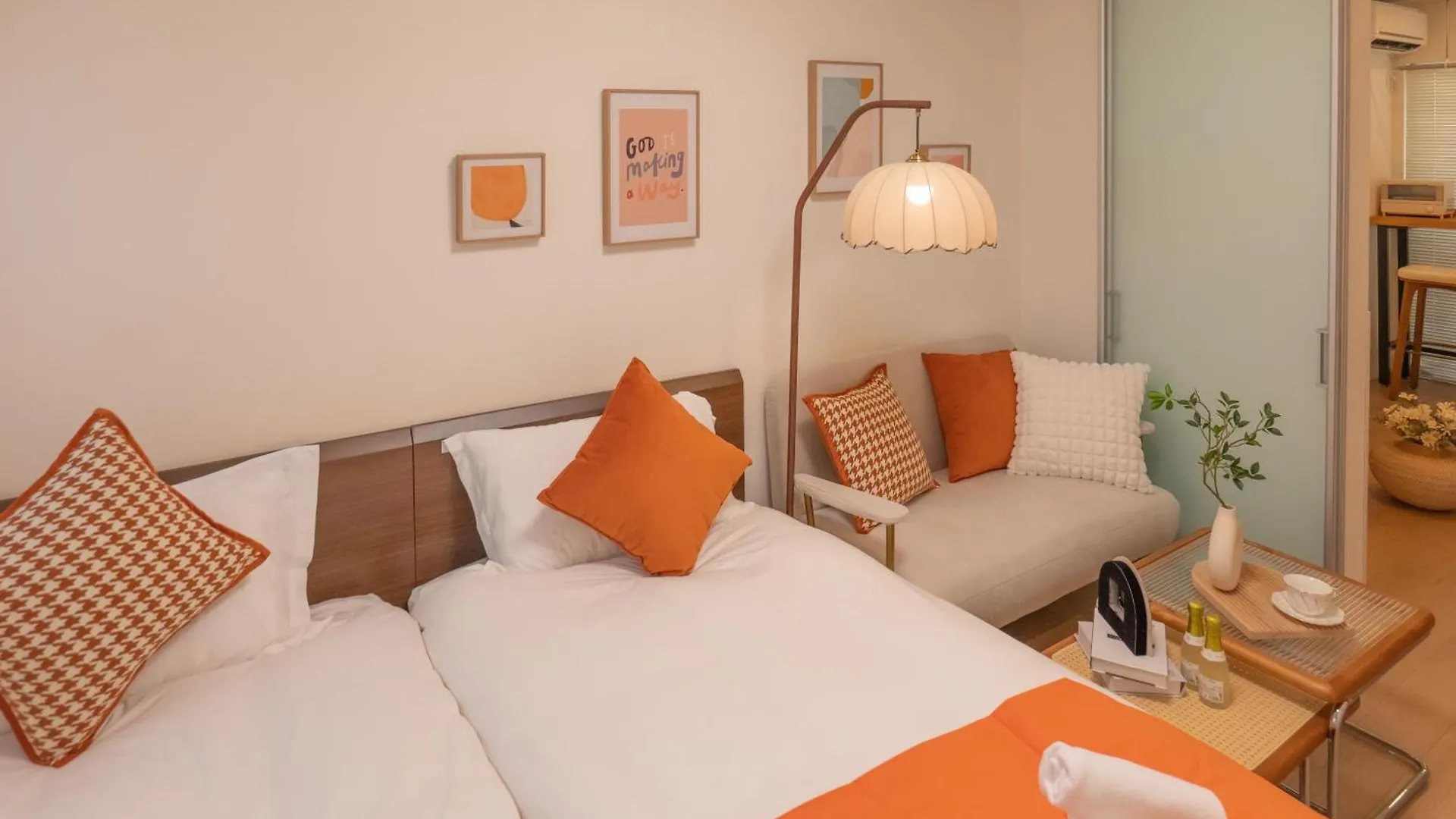 Apartament 桜の川36 Kagurazaka 3Mins, 1 Minute Train To Iidabashi Tokio Japonia